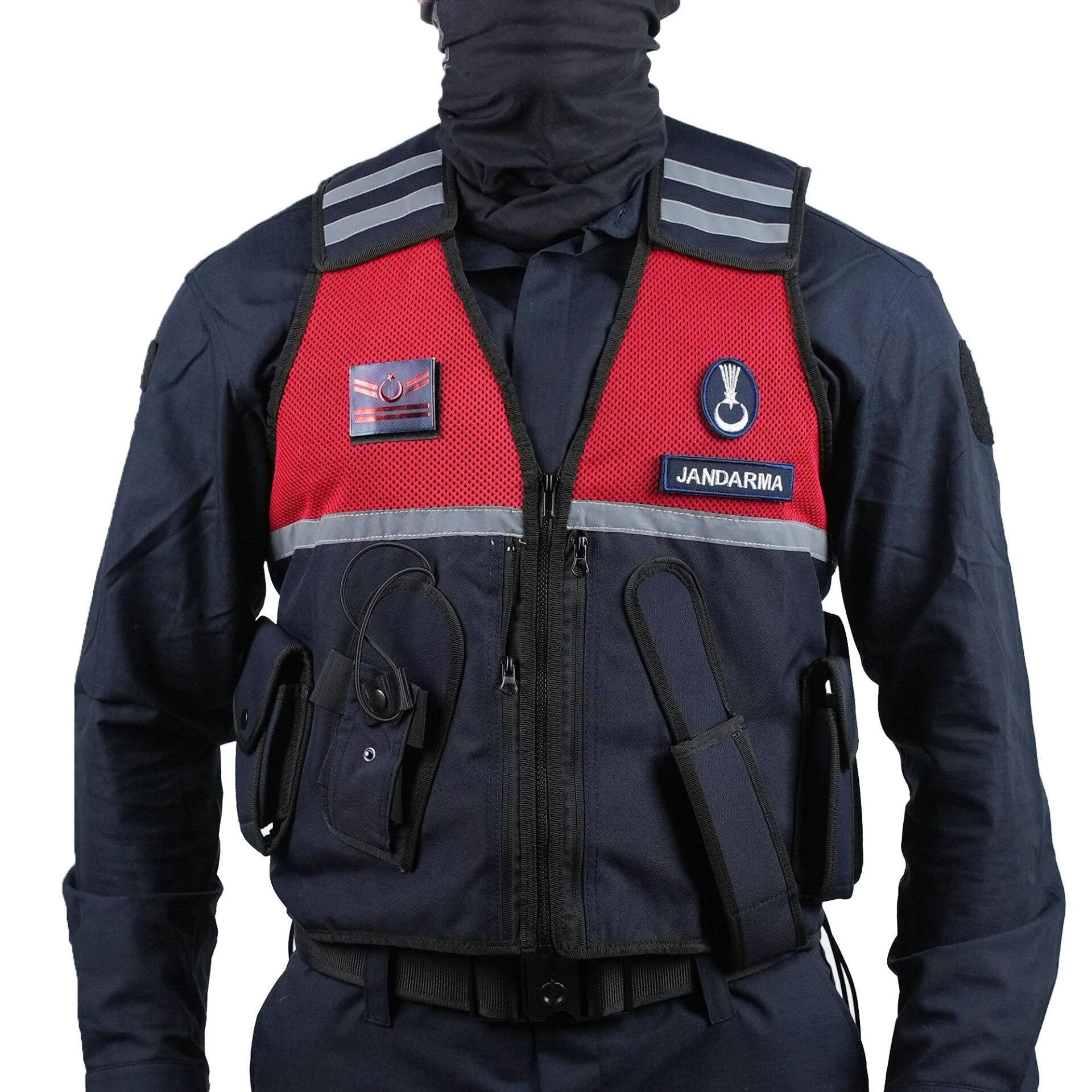 Şarjörlü Jandarma Asayiş Hücum Yeleği – 6 Cepli Asayiş Yeleği