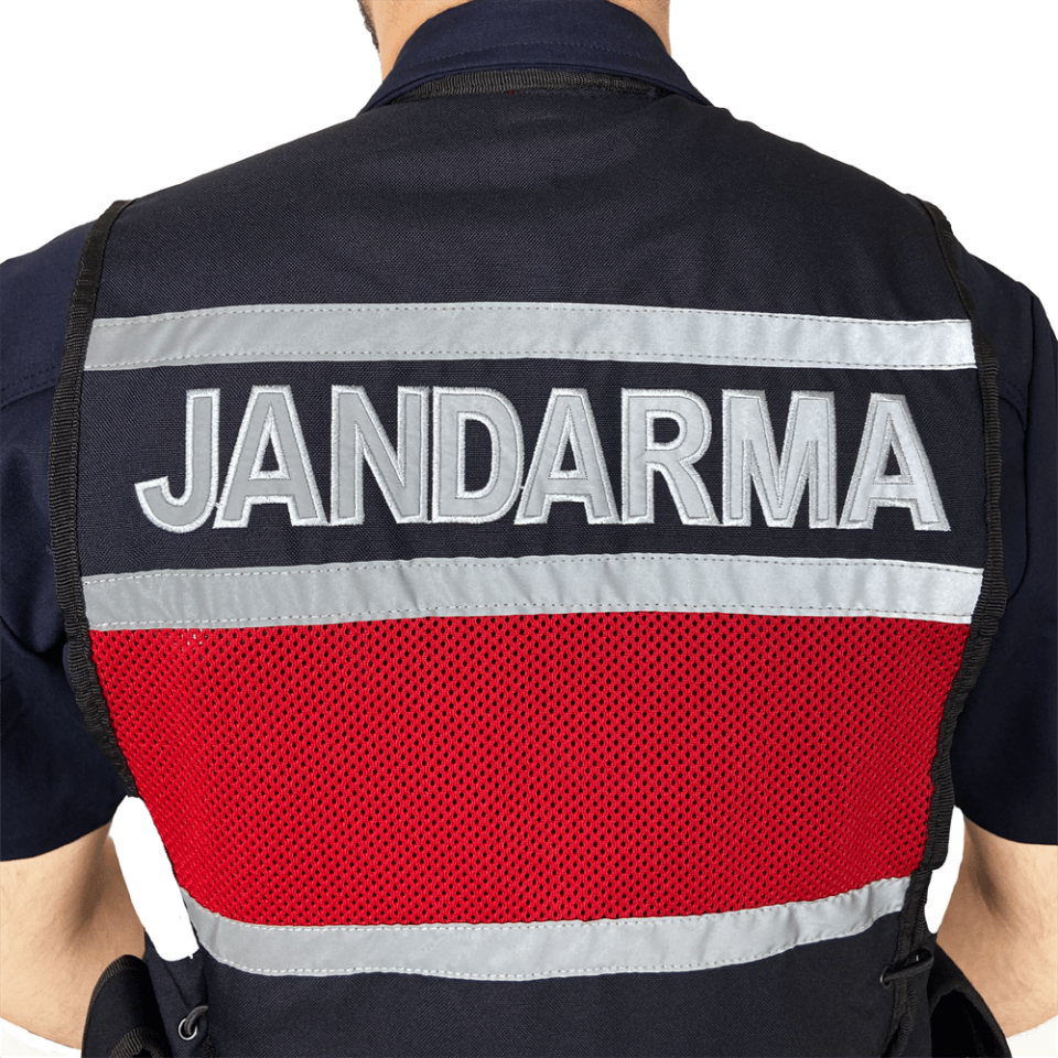 Şarjörlü Jandarma Asayiş Hücum Yeleği – 6 Cepli Asayiş Yeleği YELEK