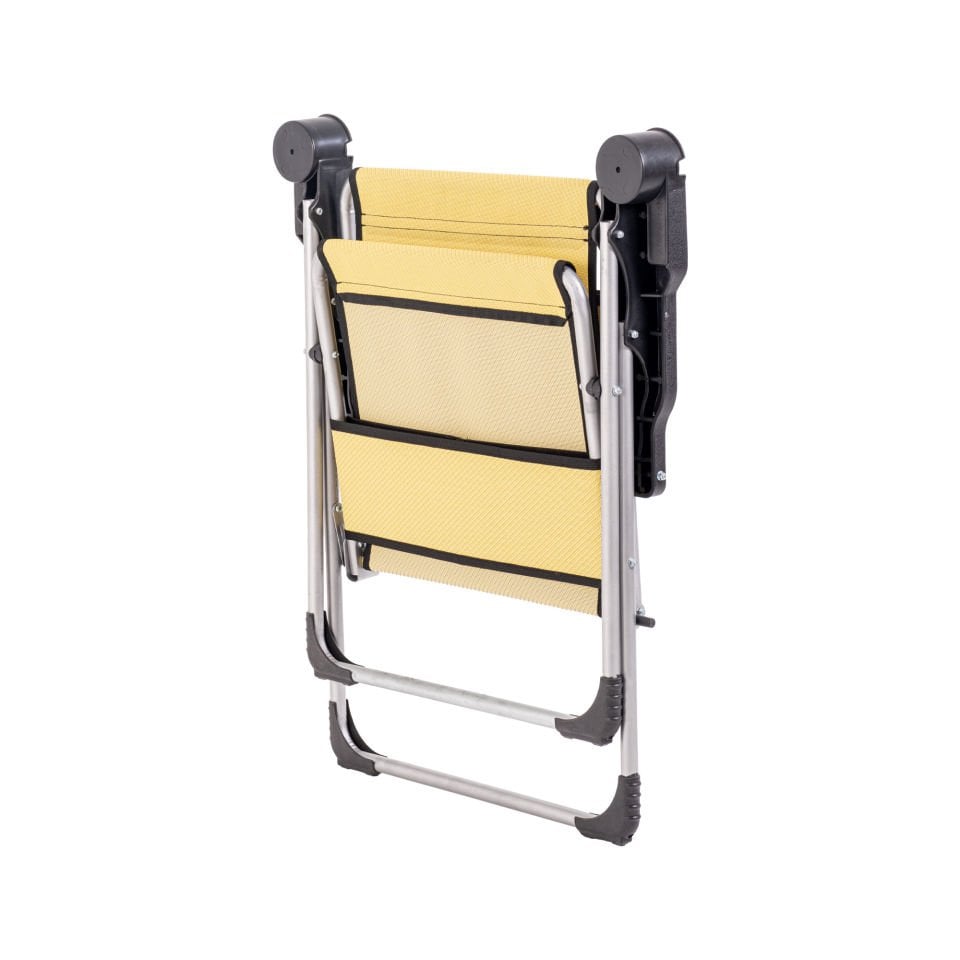 Argeus Rock Katlanabilir Kamp Sandalyesi Bardaklı - BEJ (A-06)