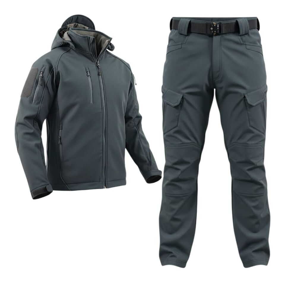 ATS Softjel Takım (Mont + Pantolon) – Su ve Soğuk Geçirmez, İçi Polarlı Taktik Kombin