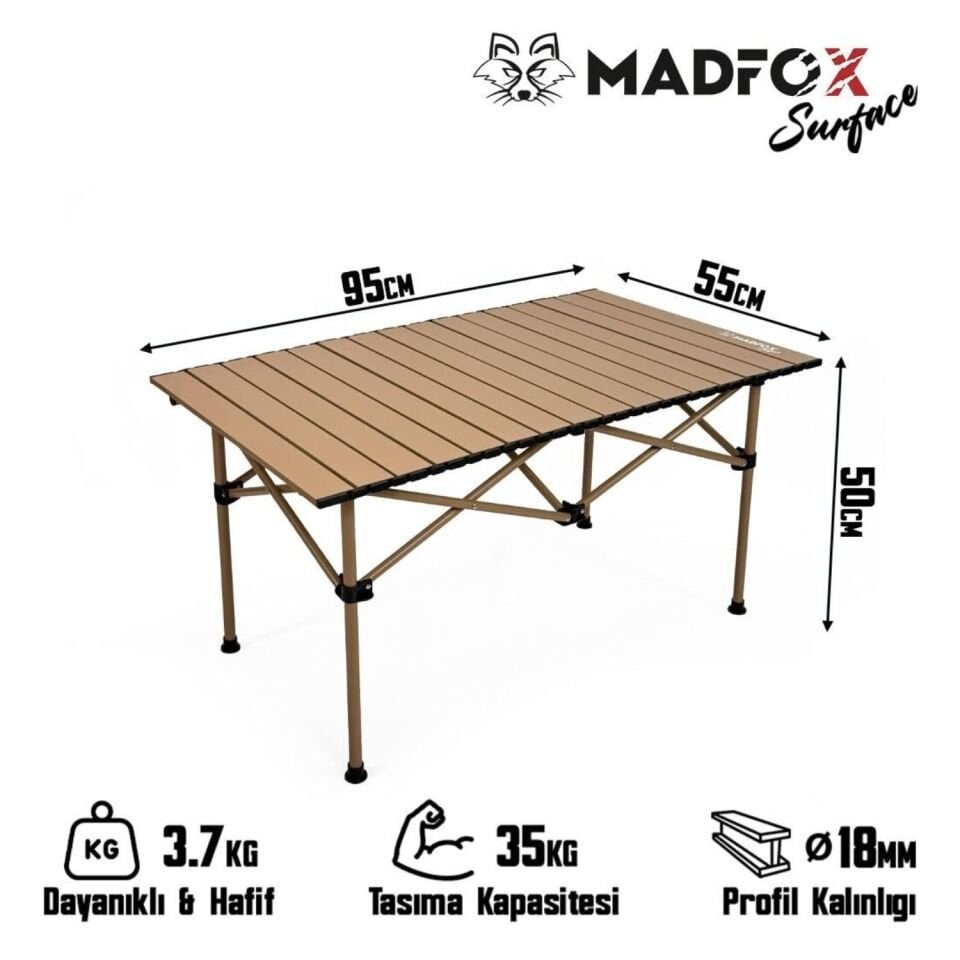 KAMP MASA MADFOX SURFACE Katlanır Kamp Masası | Hafif, Dayanıklı ve Pratik Outdoor Masa