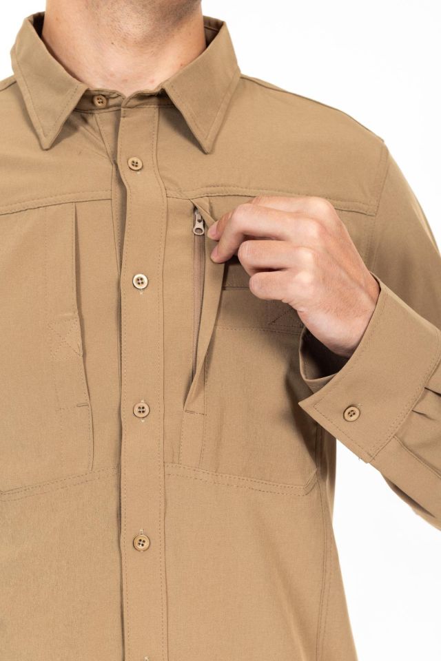 AKN 312 Taktik/Outdoor Bej Gömlek