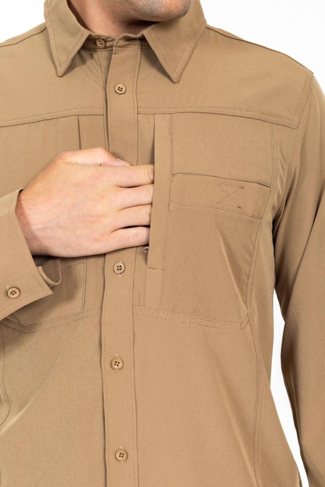 AKN 312 Taktik/Outdoor Bej Gömlek