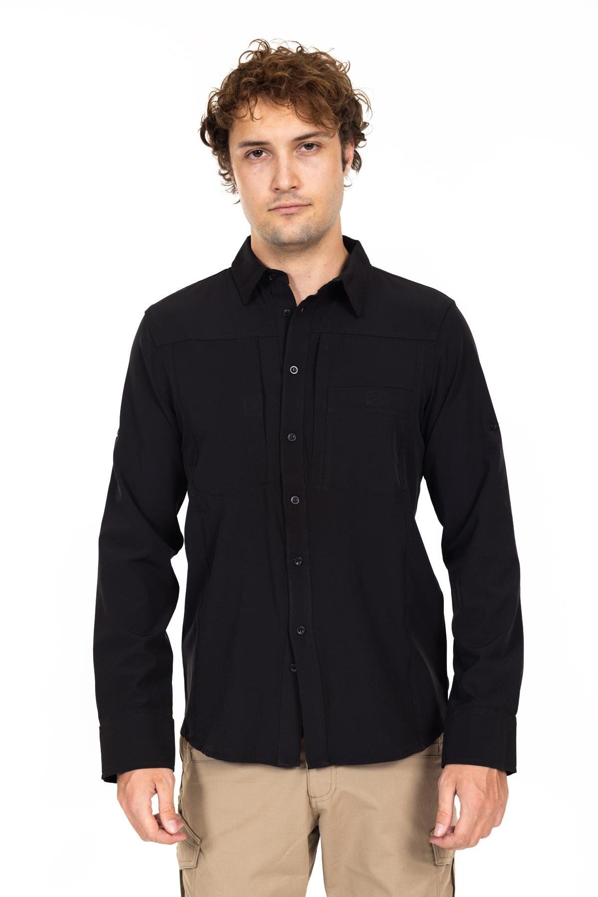 AKN 312 Taktik/Outdoor SİYAH Gömlek