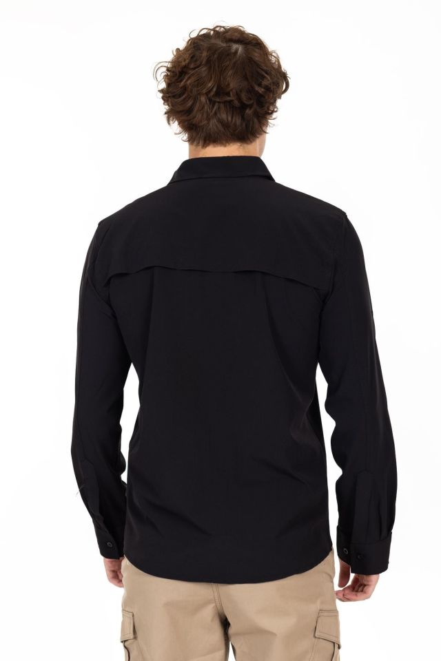 AKN 312 Taktik/Outdoor SİYAH Gömlek