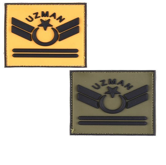 İKİ Kıdemli Uzman Çavuş 3D Silikon Patch(Arma) CIRTLI