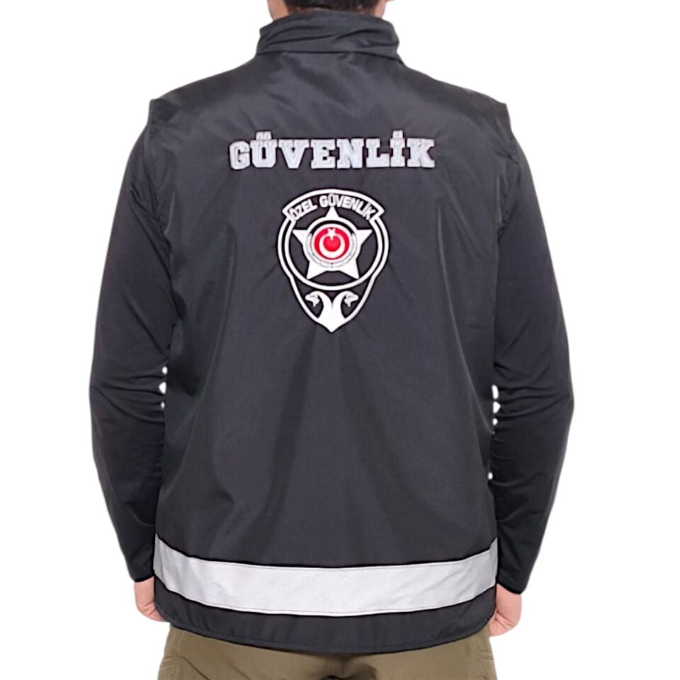 Çift Taraflı Özel Güvenlik Yeleği – Reflektörlü Taktik Görev Yeleği