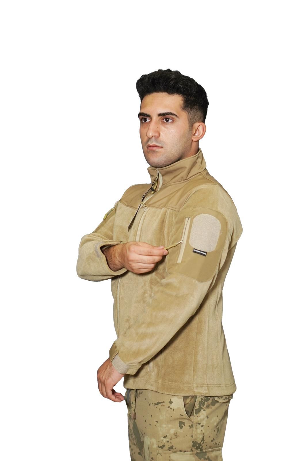 TACTİKAL SOFJEL POLAR  ASKERİ SİVİL POLAR (BEJ)