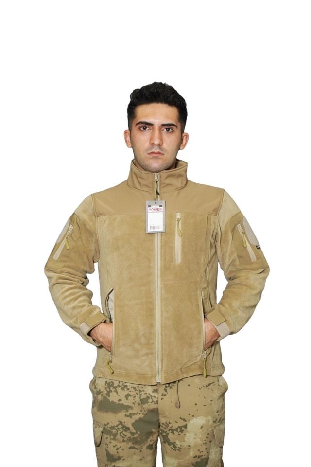 TACTİKAL SOFJEL POLAR  ASKERİ SİVİL POLAR (BEJ)