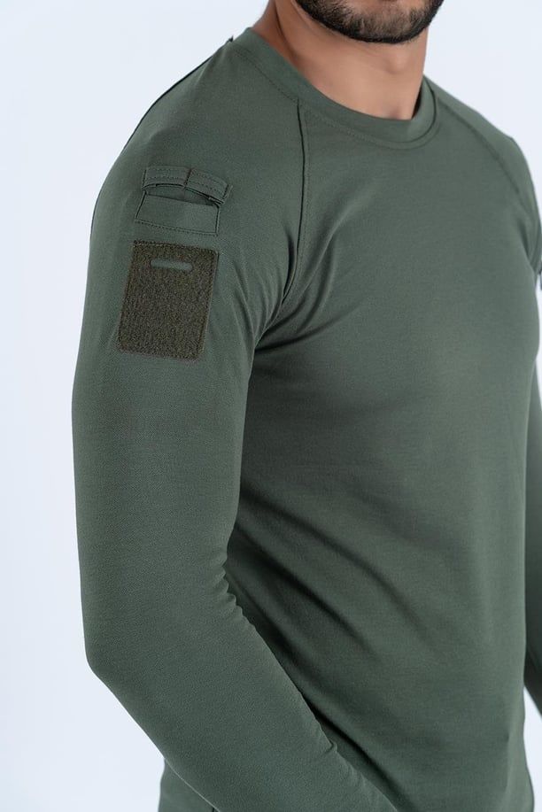 Combat Tactical Outdoor Tişört Günlük Sıfır Yaka Tişörtü T-Shirt - 801