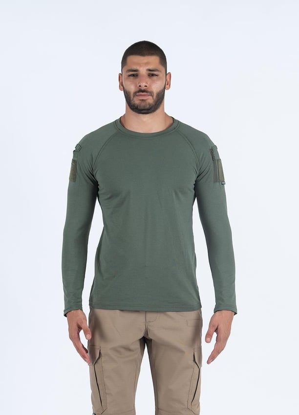 Combat Tactical Outdoor Tişört Günlük Sıfır Yaka Tişörtü T-Shirt - 801