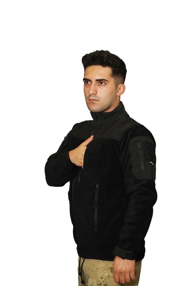 TACTİKAL SOFJEL POLAR  ASKERİ SİVİL POLAR (Siyah)