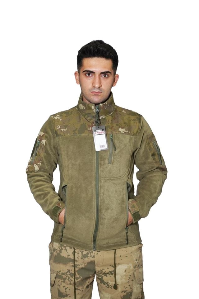 TACTİKAL SOFJEL POLAR KAMUFLAJ ASKERİ SİVİL POLAR