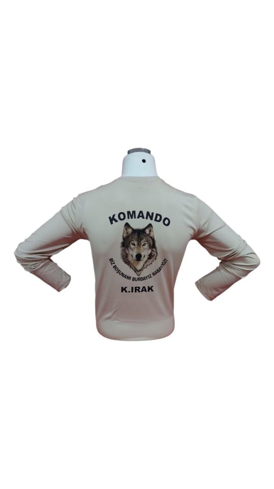 BASKILI TİŞÖRT MICROFİBER BASIC U.KOL BÖRÜ