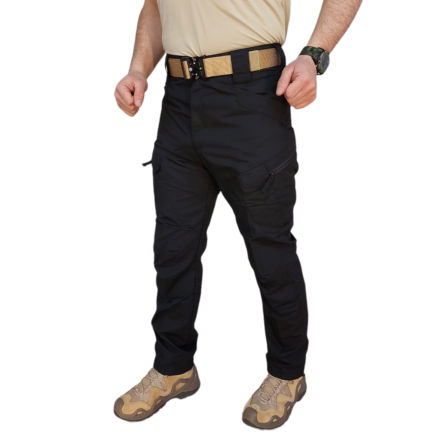 Tactical taktik outdoor  pantolon ripstop çok cepli kargo pantolonu  siyah