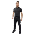 Trikink likralı  pantolon kargo outodor SİYAH