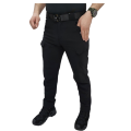 Trikink likralı  pantolon kargo outodor SİYAH