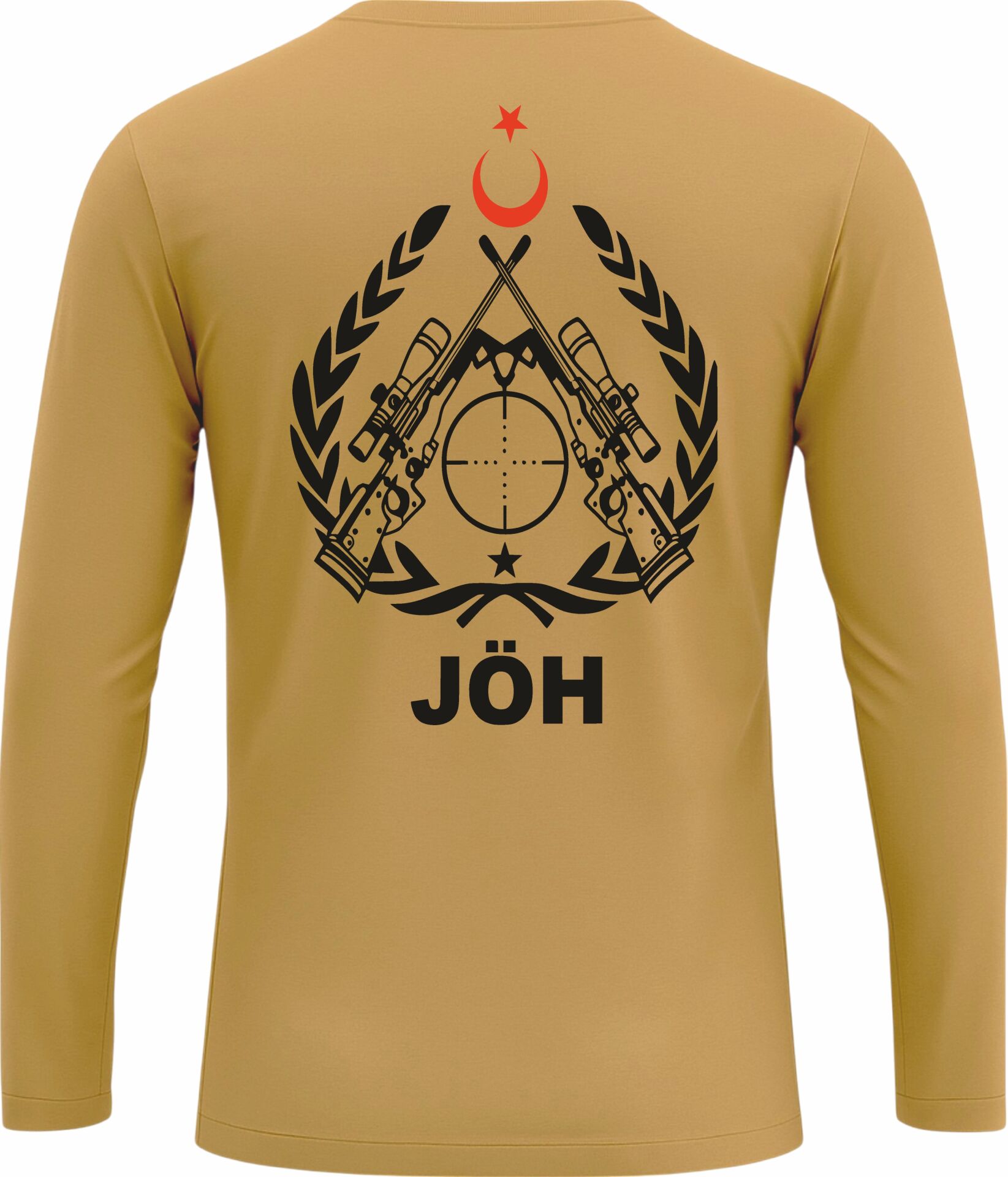 BASKILI TİŞÖRT MICROFİBER BASIC Uzun kol Kısa kol KESKİN NİŞANCI