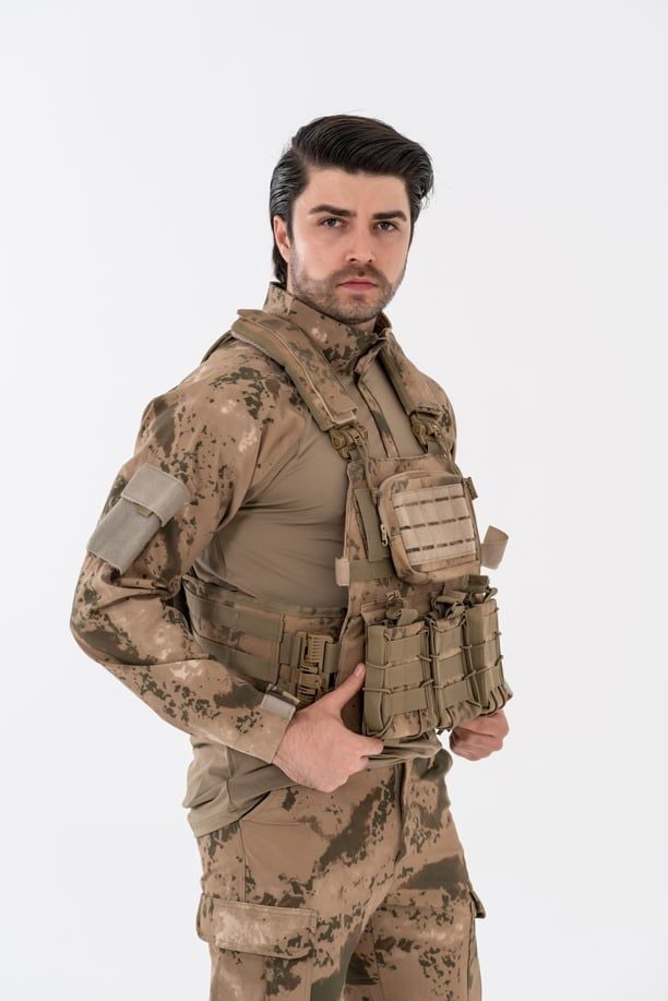 Combat Tactikal fırtına atak Hücum Yeleği Göbek Üstü (Jandarma) - 202