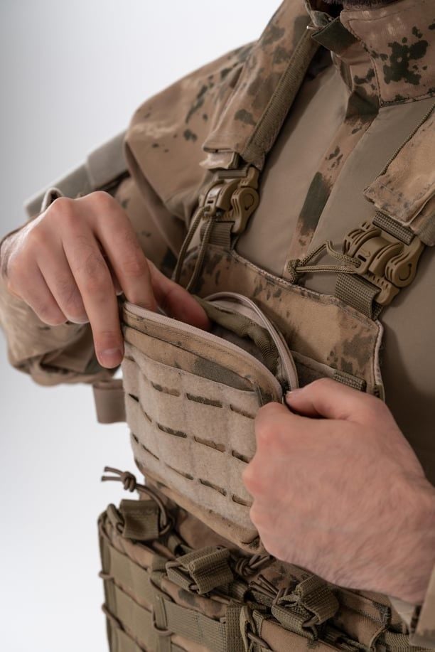 Combat Tactikal fırtına atak Hücum Yeleği Göbek Üstü (Jandarma) - 202