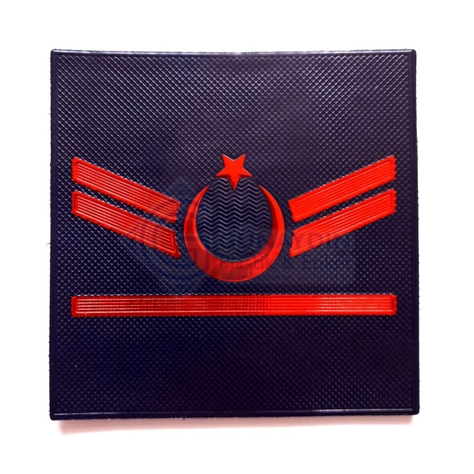 JANDARMA UZMAN ÇAVUŞ ASAYİS 9X9 RÜTBE kaliteli rütbe