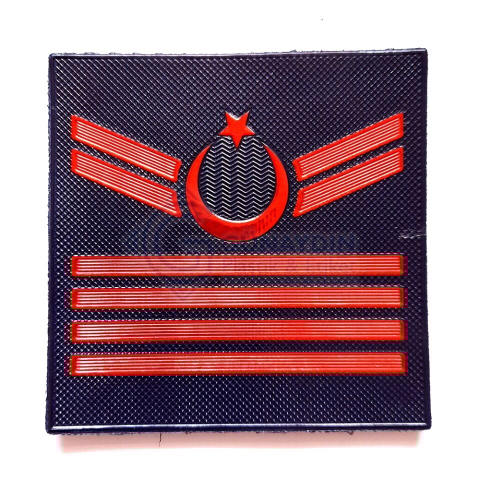 JANDARMA UZMAN ÇAVUŞ ASAYİS 9X9 RÜTBE kaliteli rütbe