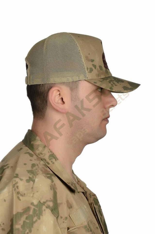 Yazlık Jandarma Kamuflaj Subay Kep