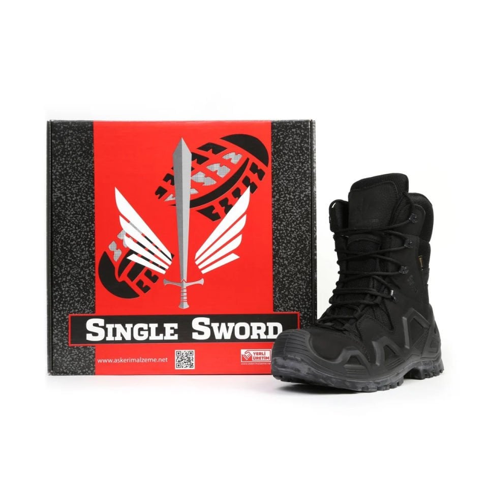 Single Sword Su Geçirmez Tactical Askeri Bot Siyah SS603