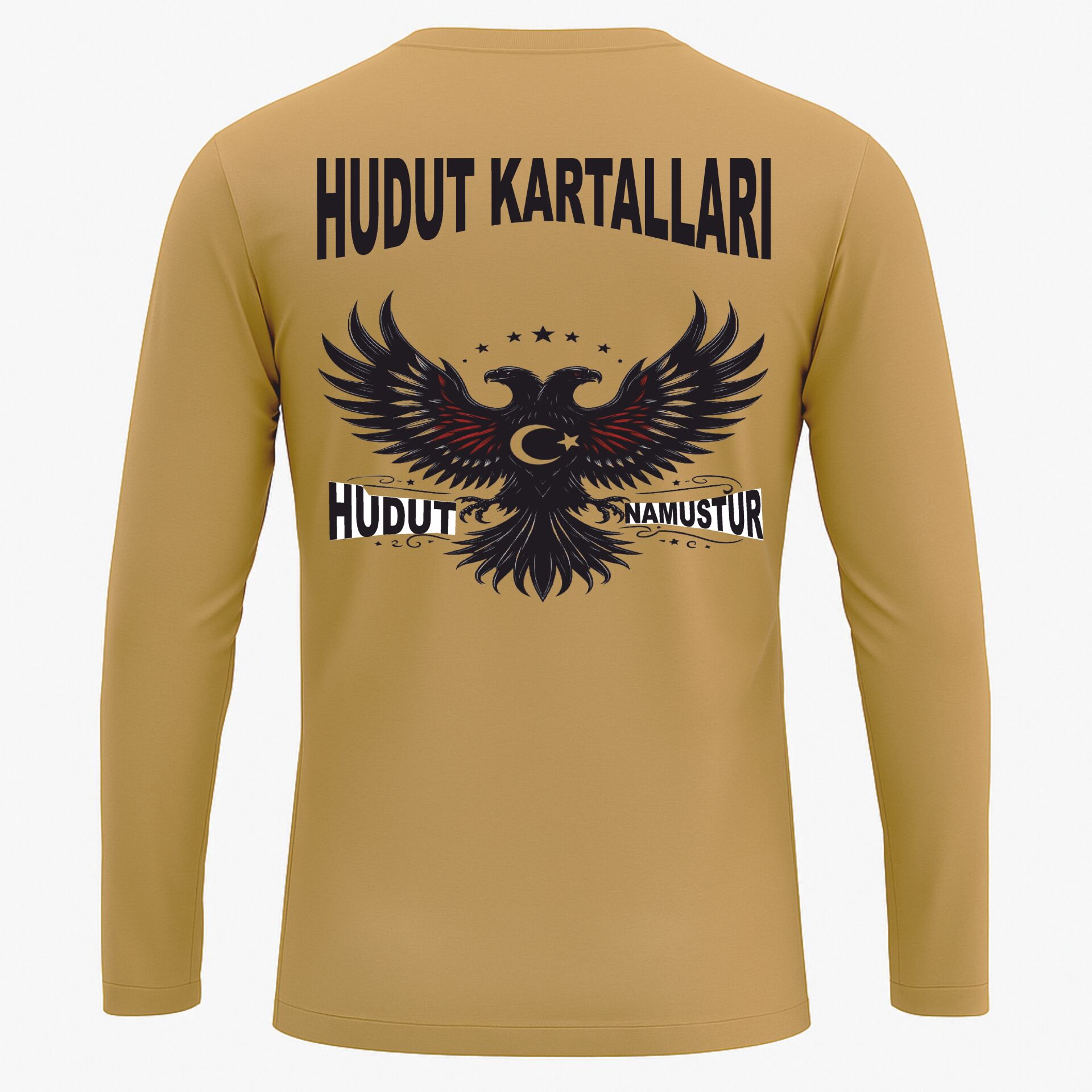 BASKILI TİŞÖRT MICROFİBER BASIC Uzun kol Kısa kol HUDUT KARTALLARI