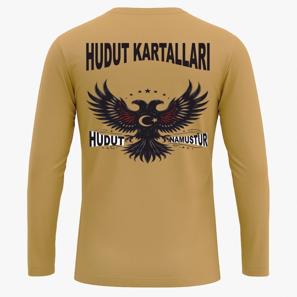 BASKILI TİŞÖRT MICROFİBER BASIC Uzun kol Kısa kol HUDUT KARTALLARI
