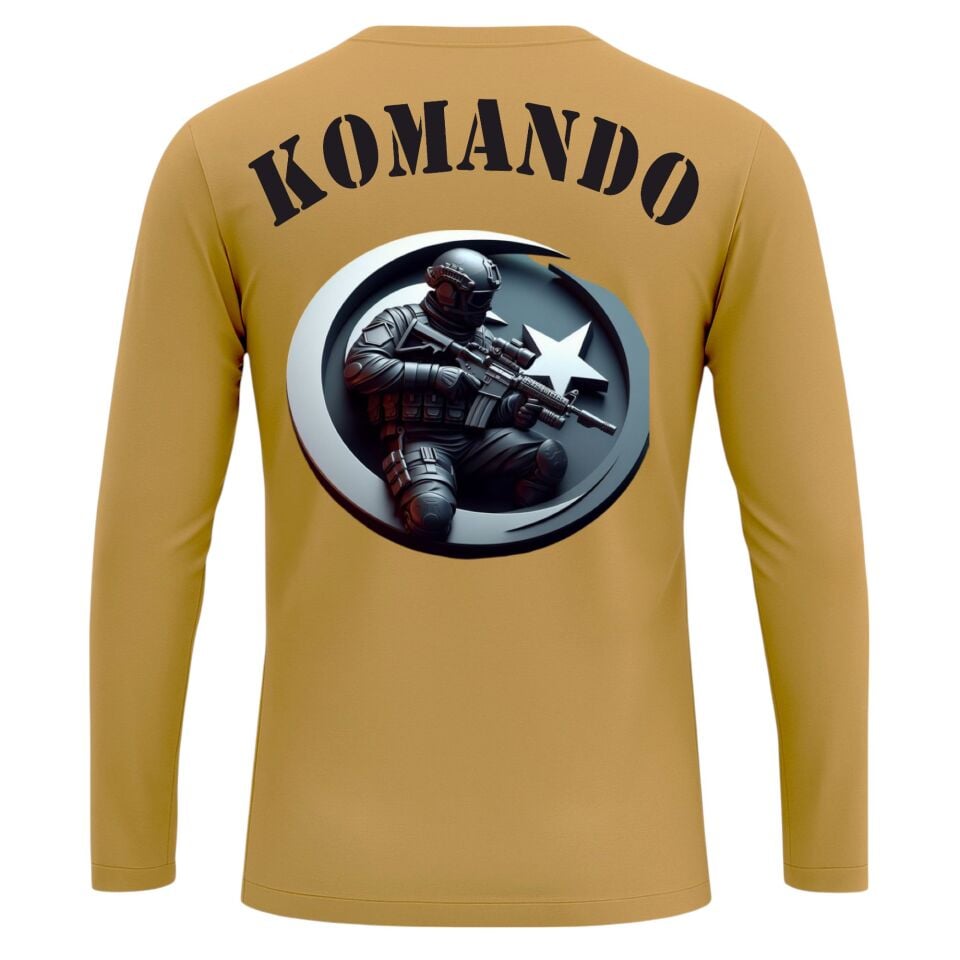 BASKILI TİŞÖRT MICROFİBER BASIC Uzun kol Kısa kol KOMANDO AYYILDIZ (2)