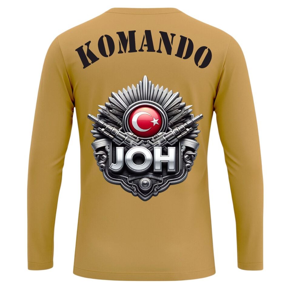 BASKILI TİŞÖRT MICROFİBER BASIC Uzun kol Kısa kol JANDARMA ÖZEL HAREKAT JÖH