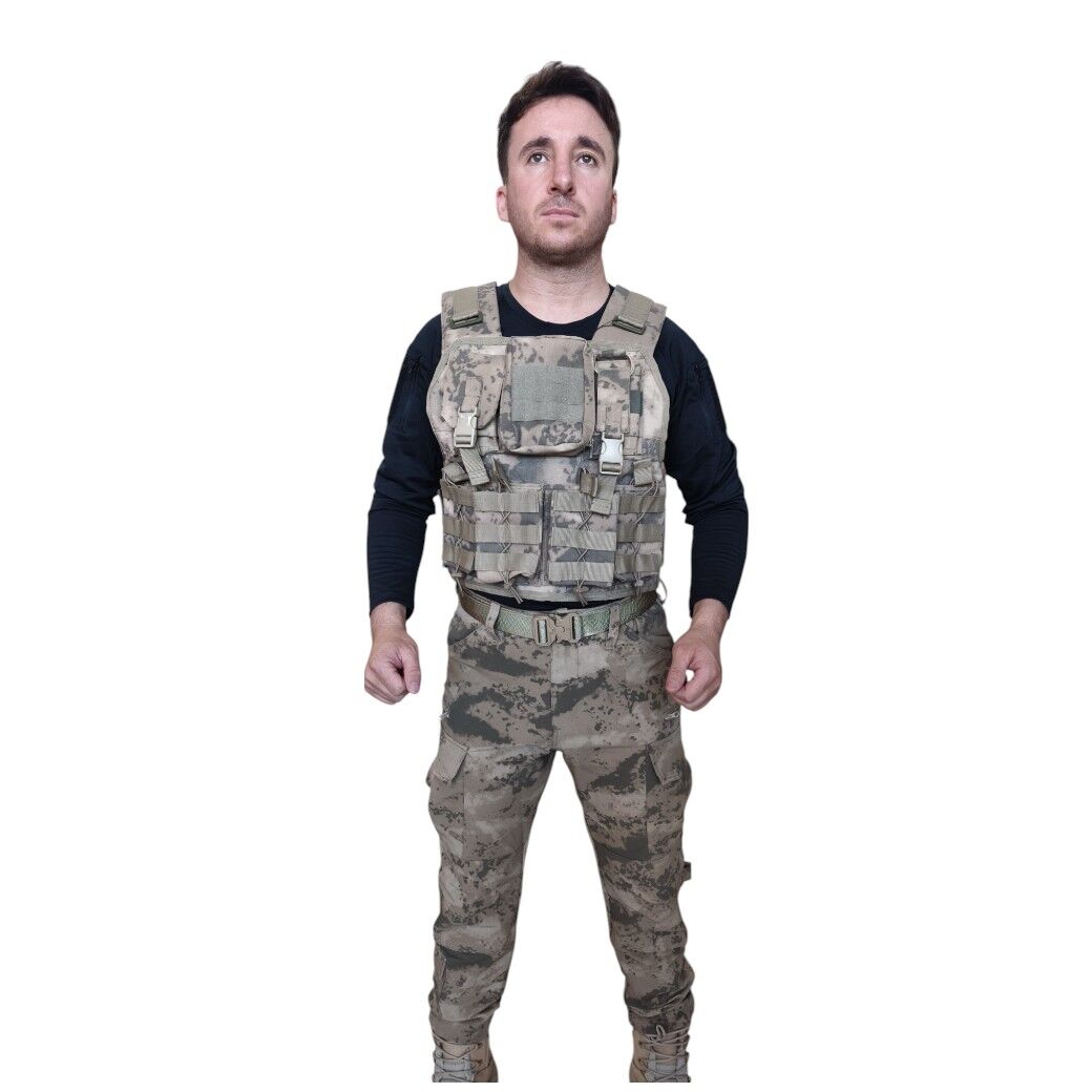JANDARMA Fırtına Hücum Yeleği – Taktik ve Askeri Kullanım İçin Ayarlanabilir Yelek JANDARMA - STANDART