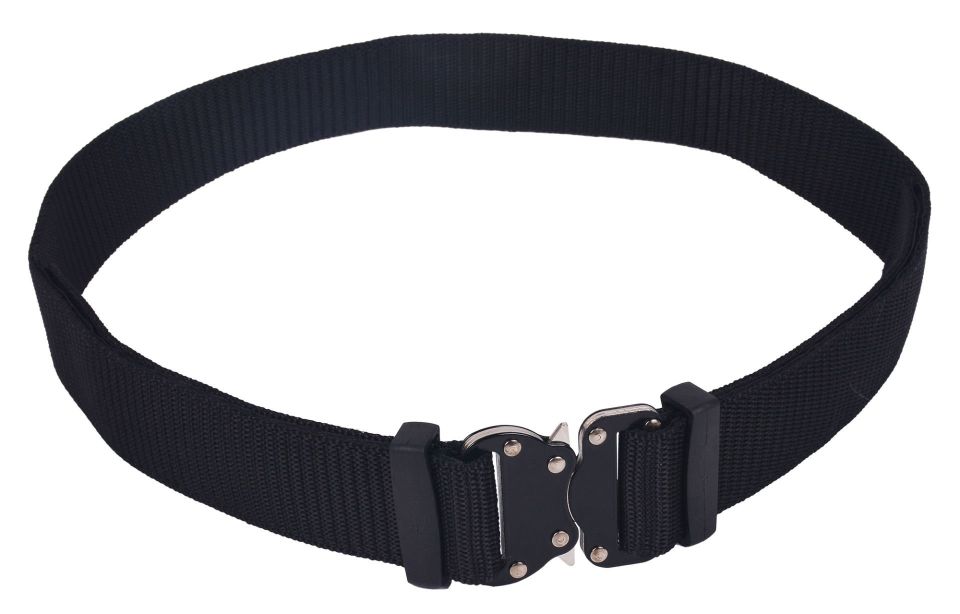 Metal Tokalı Palaska KEMER 4CM - SİYAH