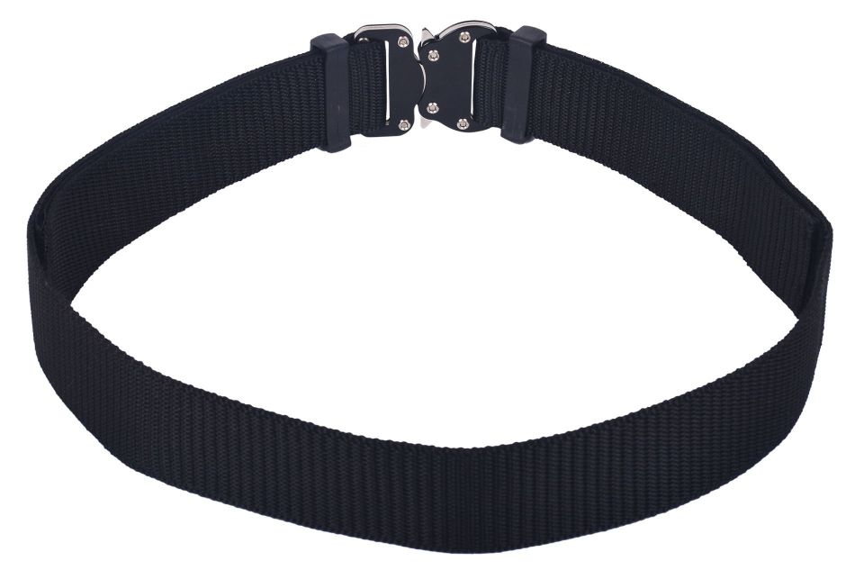 Metal Tokalı Palaska KEMER 4CM - SİYAH