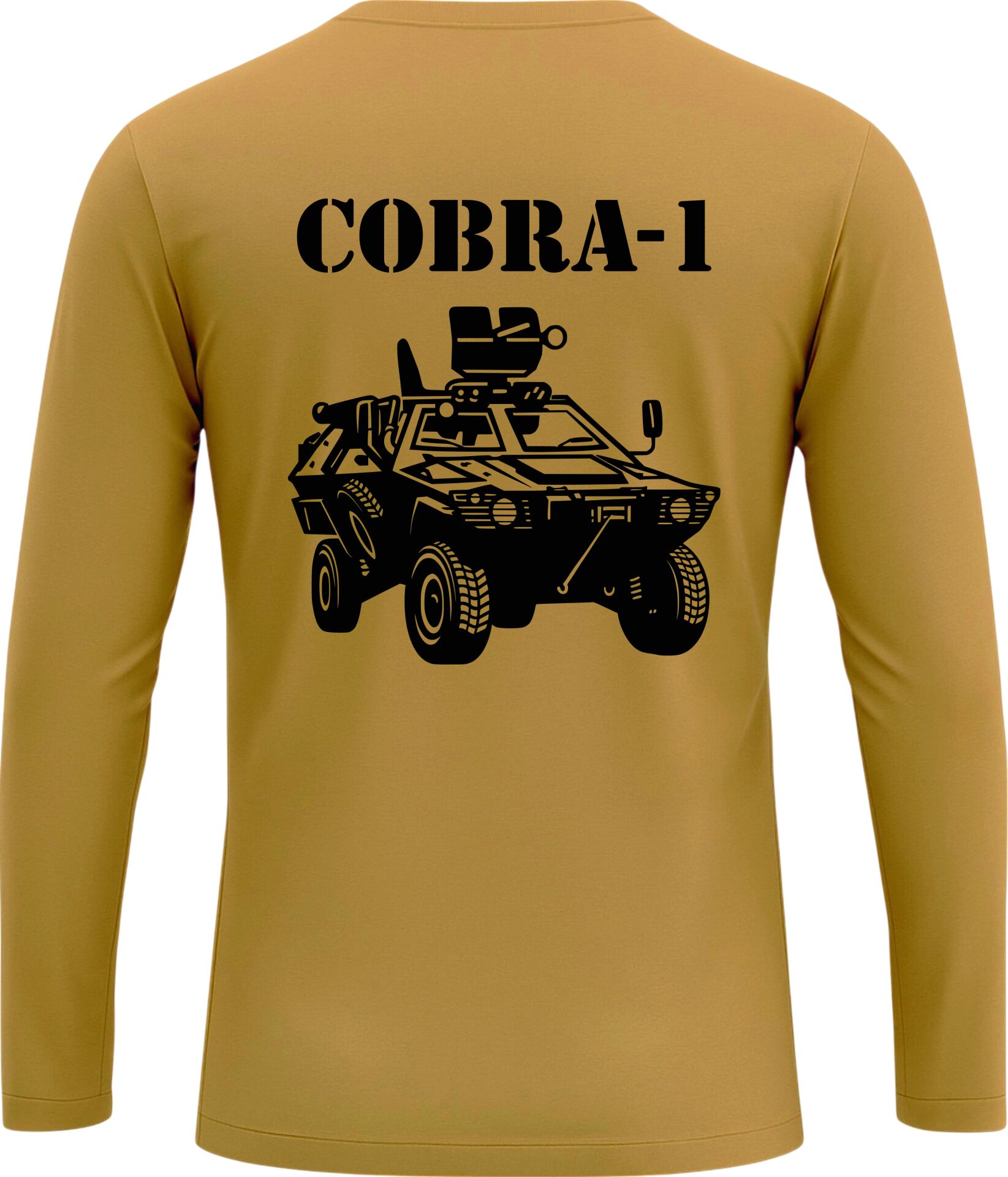 Cobra-1 Baskılı Uzun Kollu Tişört – Askeri ve Taktik Tarz