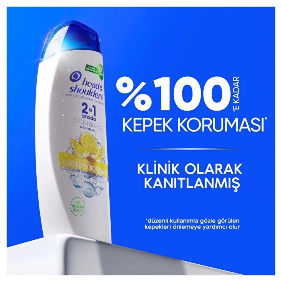 Head & Shoulders Limon Ferahlığı 2'si 1 Arada 350 ml Şampuan