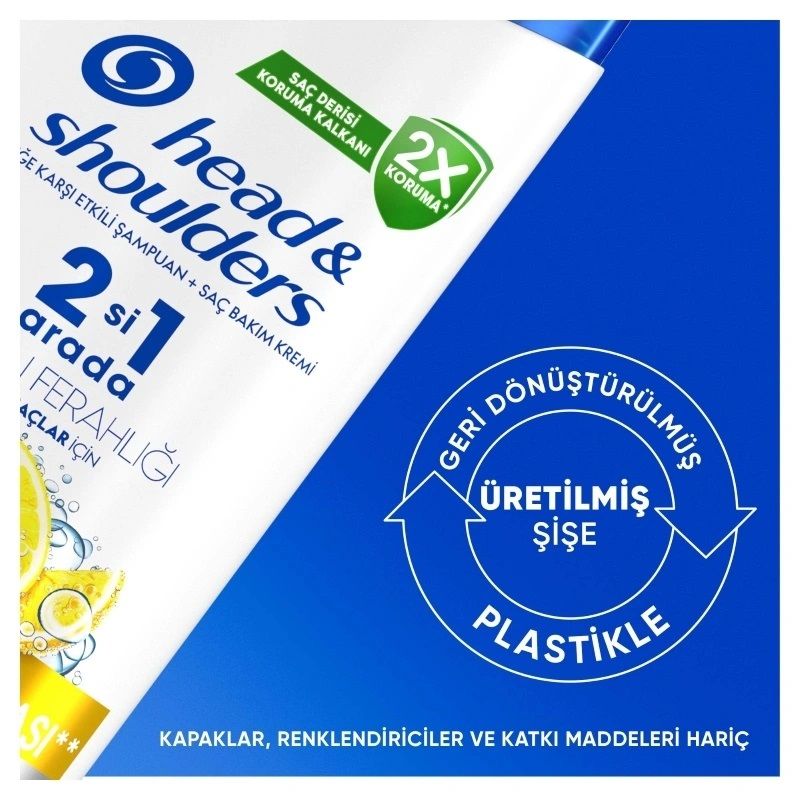 Head & Shoulders Limon Ferahlığı 2'si 1 Arada 350 ml Şampuan
