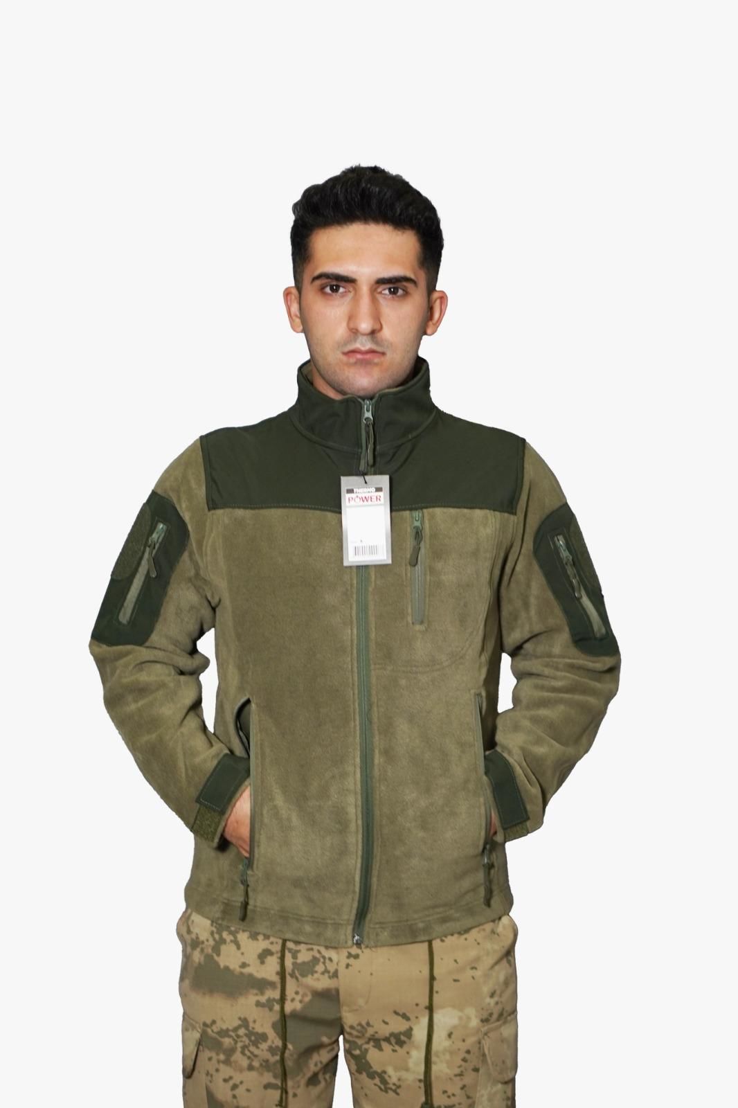 TACTİKAL SOFJEL POLAR KAMUFLAJ ASKERİ SİVİL POLAR  HAKİ