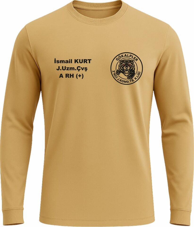 Gökalpler 2’nci Jandarma Komando Tabur Komutanlığı Uzun Kollu Tişört