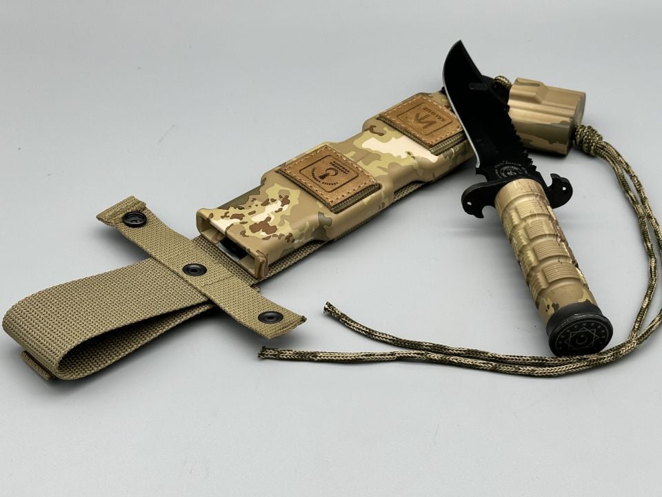 Salgur Türk Tipi Siyah Komando Bıçağı