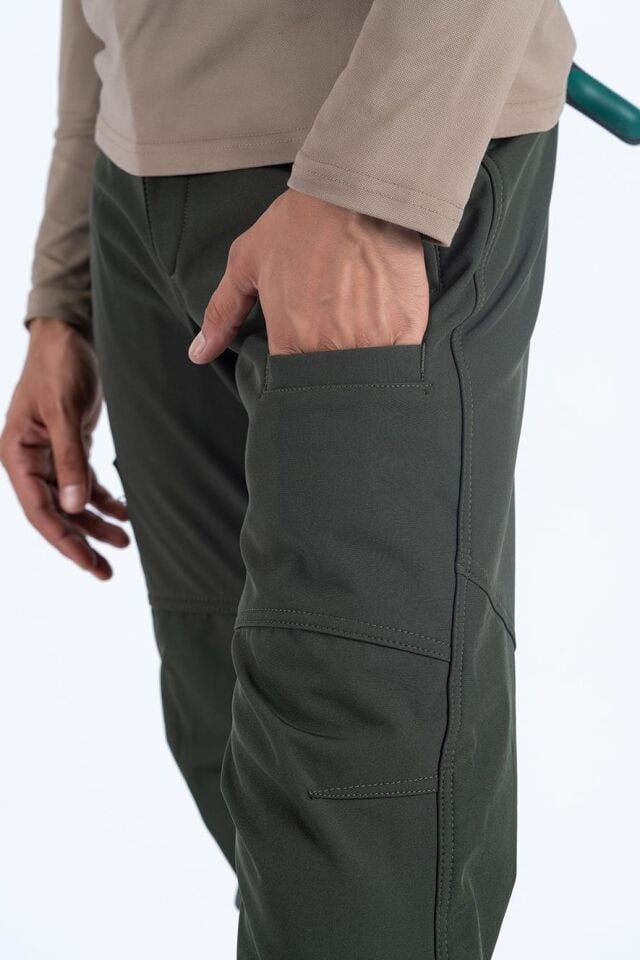 Combat Tactical Outdoor Taktik Softshell Kışlık Rüzgar Geçirmez Pantolon - 544 HAKİ - M