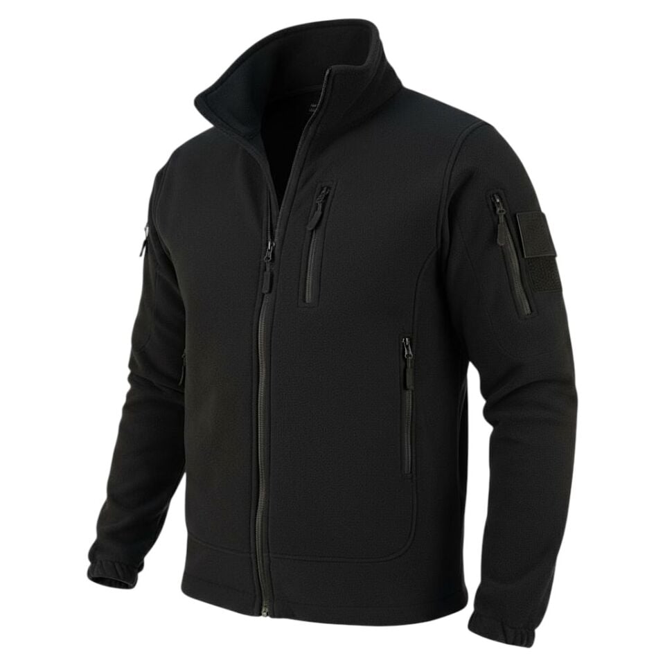 ATS Tactical Polar Mont – 5 Cepli, Termal Koruma, Dayanıklı Askeri Taktik Polar SİYAH - L