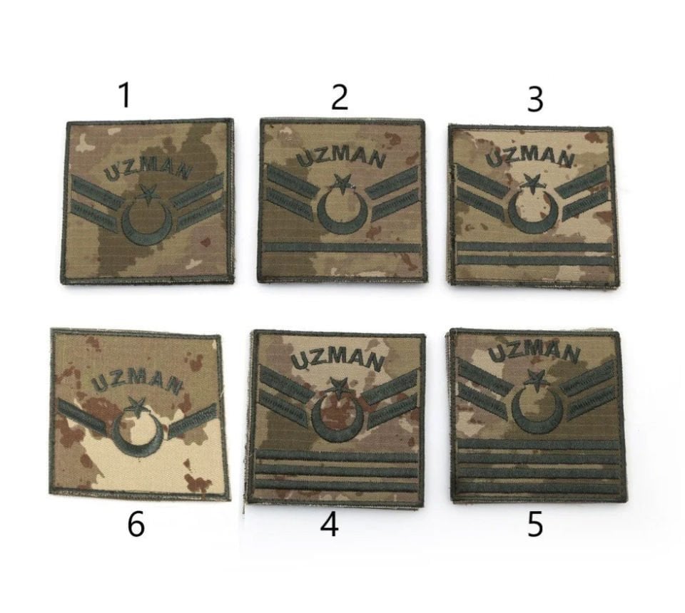 Kara Kuvvetleri Yeni TSK Kamuflaj Uzman Çavuş Rütbeleri CIRTLI