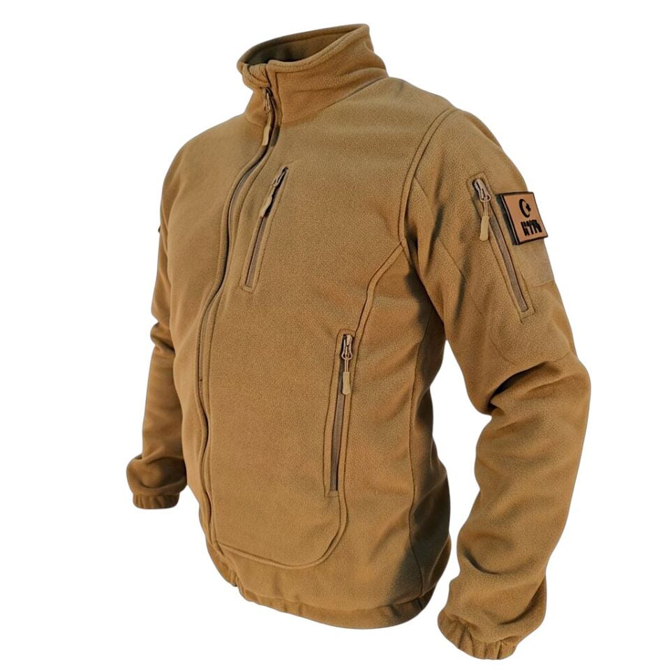 ATS Tactical Polar Mont – 5 Cepli, Termal Koruma, Dayanıklı Askeri Taktik Polar BEJ - XL