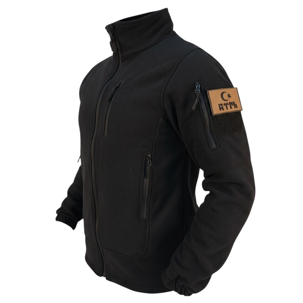 ATS Tactical Polar Mont – 5 Cepli, Termal Koruma, Dayanıklı Askeri Taktik Polar SİYAH - XXL